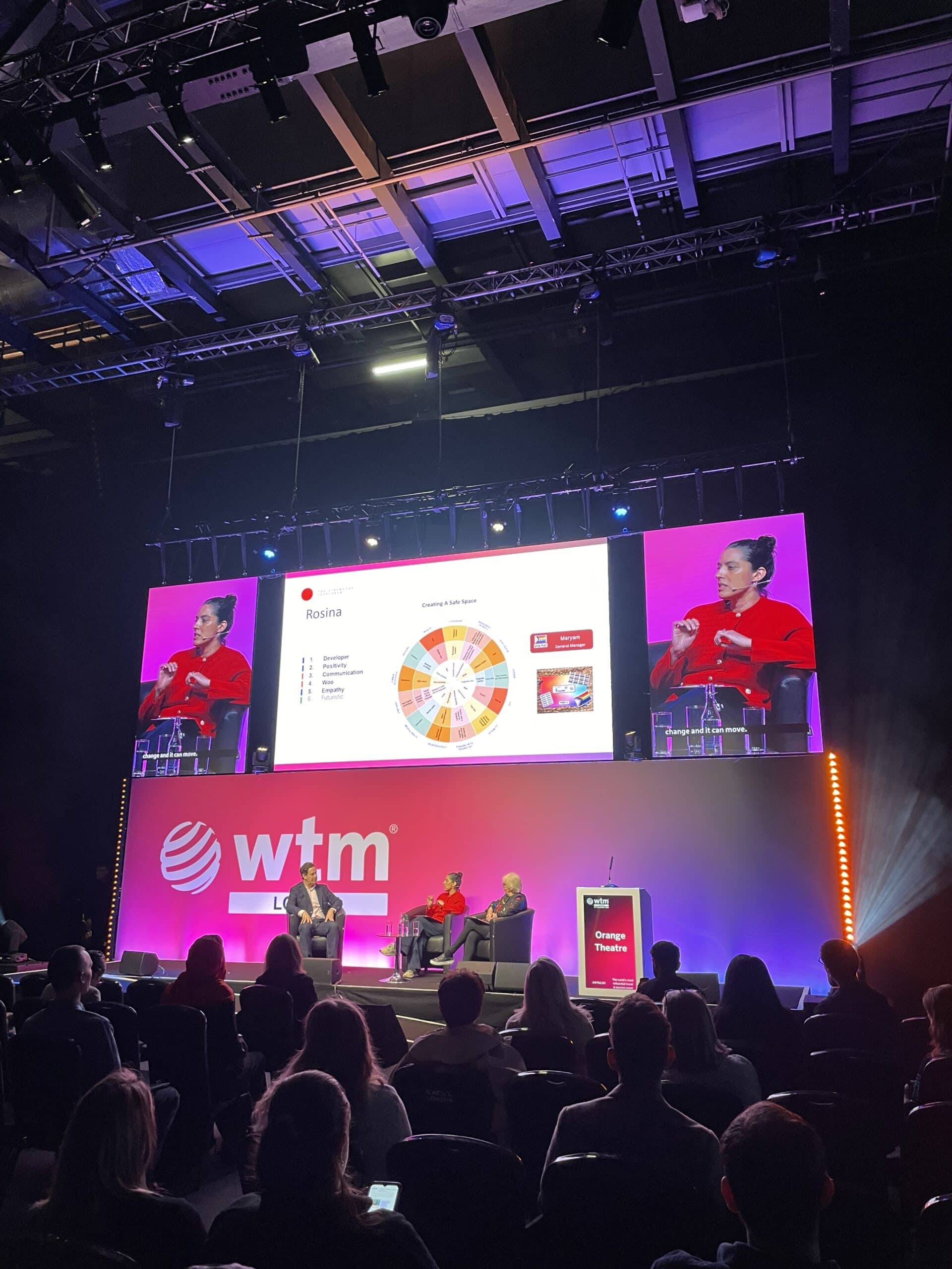 Rosina at WTM panel