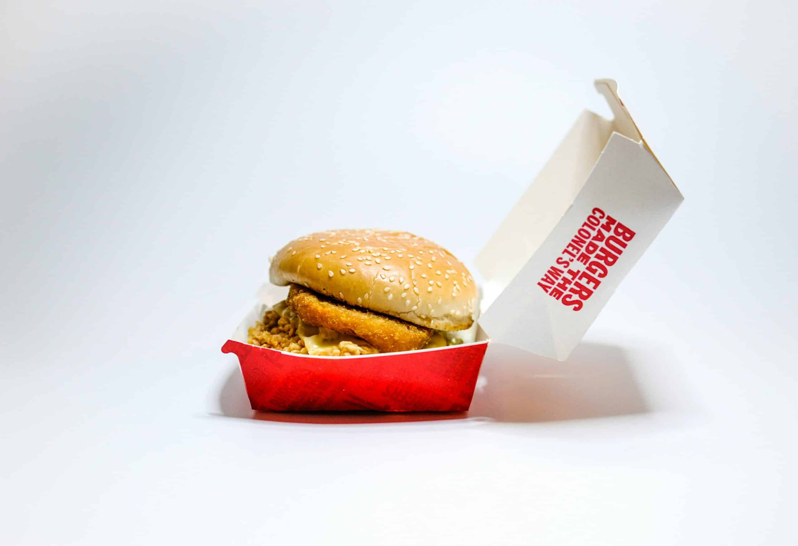 HFSS chicken burger