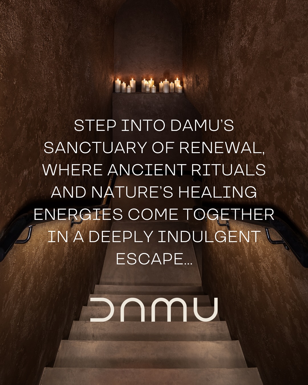 Damu text explaining the mission statement of the spa